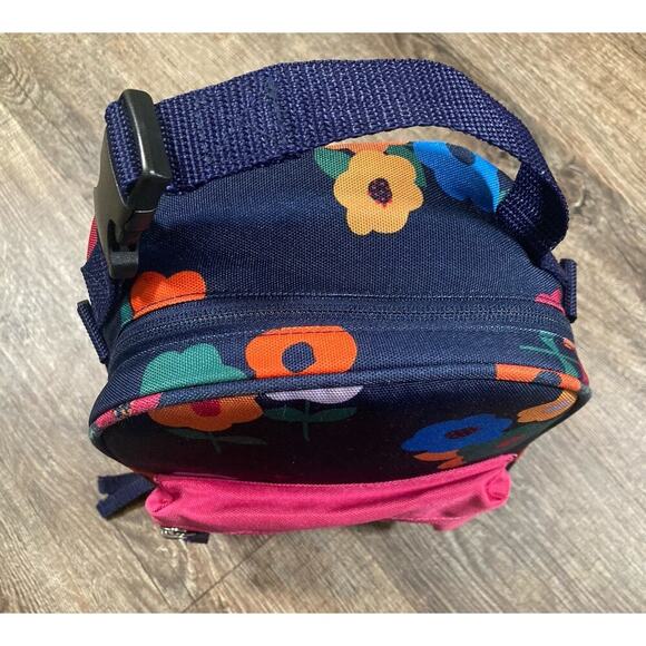 Hanna Andersson Insulated Lunch Bag Strap Flowers Nature - Picture 6 of 13